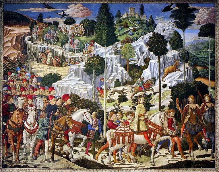 the journey of the magi' frescoes by benozzo gozzoli the journey of the magi' frescoes by benozzo gozzoli