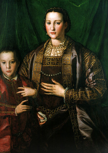 Agnolo Bronzino Eleonora di Toledo with her son Francesco