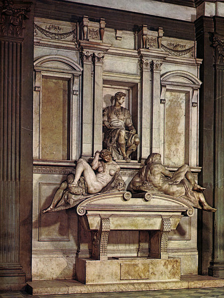 Tomb of Giuliano de Medici by Michelangelo