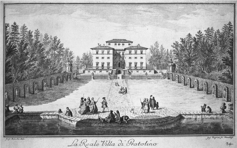 Villa Medici at Pratolino - photographic reproduction