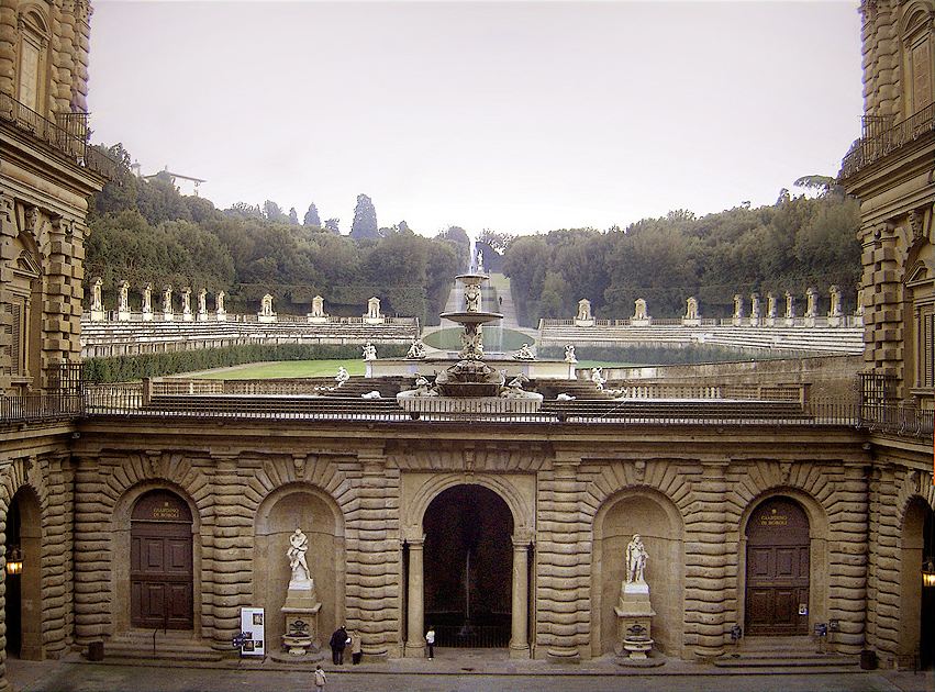 Boboli Gardens from Palazzo Pitti